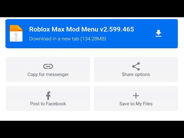 Finalmente ✓ Roblox v2.599.465 Mod Menu ✓ Sem Senha ✓ Atualizado ✓ Robux✓ 