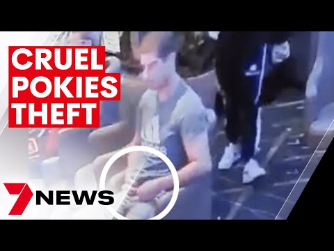 Thief brazenly robs Adelaide pensioner of pokies winnings | 7NEWS