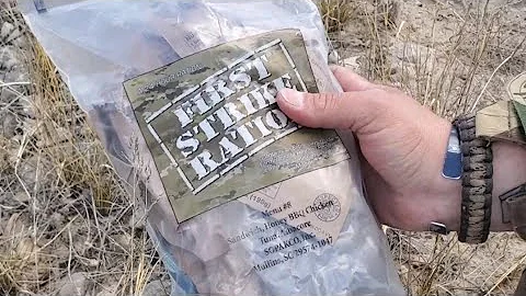[Ration Overview] 2022 US First Strike Ration, Menu No. 8 Honey BBQ Sandwich and Tuna