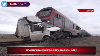 Tren Kazasi 1 Ki̇şi̇ Hayatini Kaybetti̇