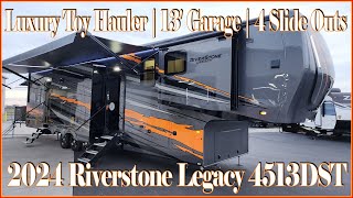 2024 Riverstone 4513DST Legacy Edition Toy Hauler Fifth Wheel by Forestriver at Couchs RV Nation