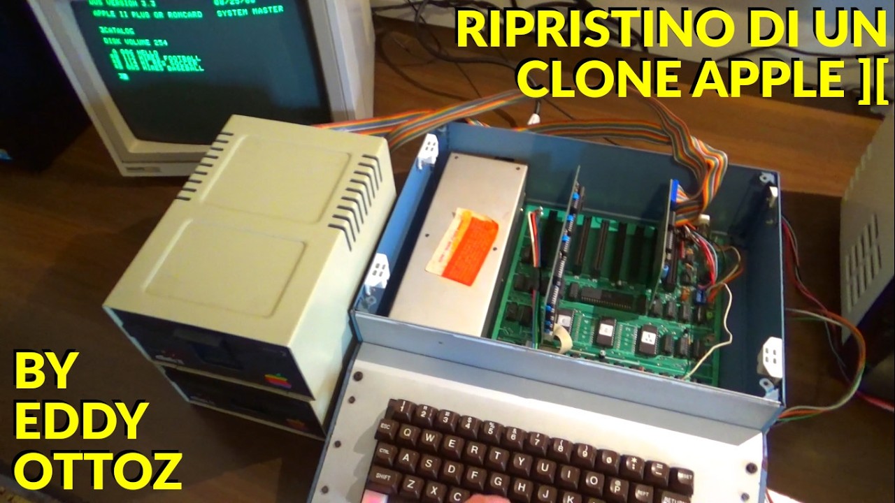 Rimettiamo in funzione un CLONE Apple ][ by Eddy Ottoz! #retrocomputing ...