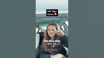 Learn How To Sign "Onion" in ASL for Beginners | American Sign Language #shorts