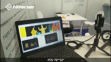 Hypersen Solid state LiDAR HPS 3D160# AGV Collision Avoidance # Safety Protection # People counting