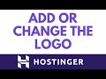 Customize Your Website Logo In Hostinger Website Builder