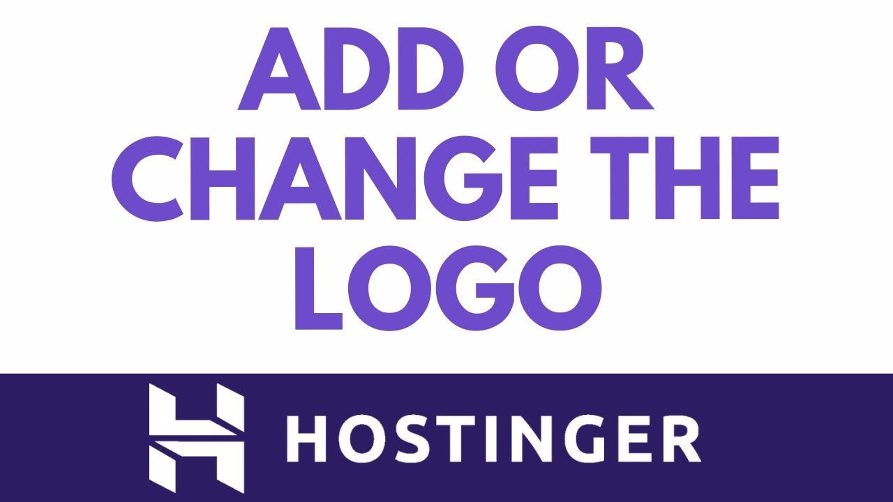 Customize Your Website Logo In Hostinger Website Builder