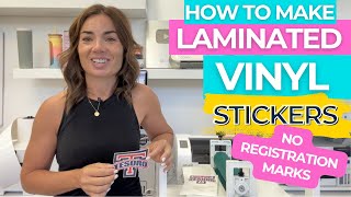 Print Laminated Vinyl Stickers at Home | iColor 250 Step by Step Tutorial