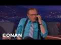 Larry King Still Rocks A Flip Phone | CONAN on TBS