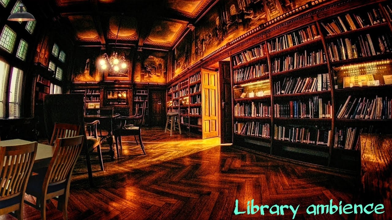 Library ambience📚📝📑 - YouTube
