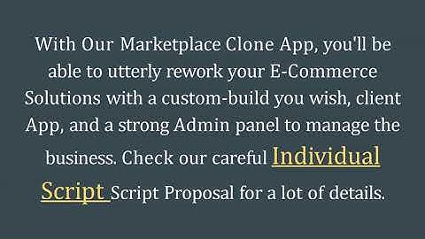 Best Individual Script - Scriptstore in