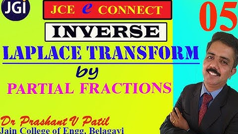 Inverse Laplace Transform using partial fraction (Part 02) | Dr Prashant Patil | 18mat31 Lecture 05