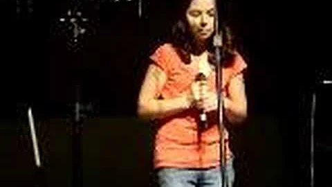 Anna Nicholson performs ON MY KNEES