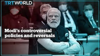 Modi’s controversial policies in spotlight as he backtracks on farm laws