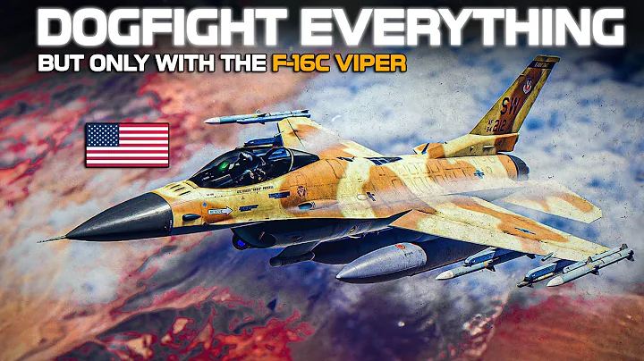 F-16C Viper dogfight Vs 5th Generation Air Superiority fighters | Digital Combat Simulator | DCS |