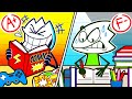 Bad vs good student top school tips for passing exams easily  funny cartoon maxspuppydogofficial