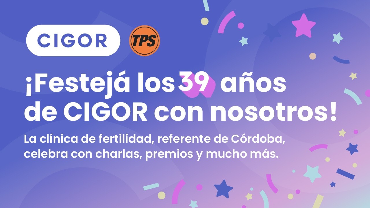 🥳 ¡Festejá los 39 años de #CIGOR con nosotros! 🎉