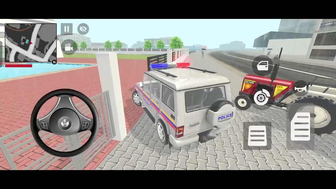 Franklin park tractor 🚜 , car 🚗 and luxury car indian theft aura simulator videos #india