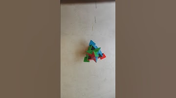 Try this new trick 🥰😨😱on your Pyramix cube || #shorts || #trending