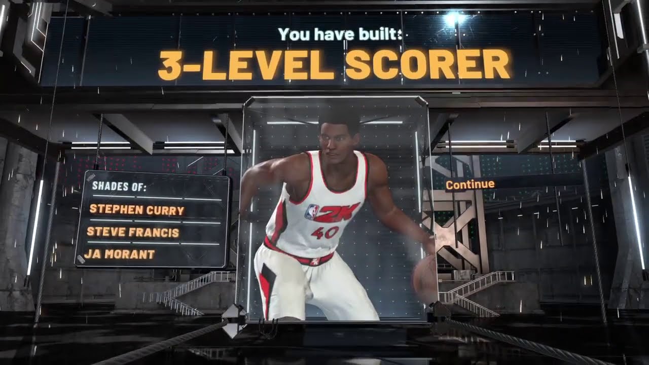 NBA 2K21 How To Make The Best 3 Level Scorer #NBA2K21 
