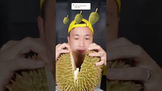 Makan Durian Kecil, Sedang, Besar😱 #asmr #mukbang #makansesuaiemoji #durian