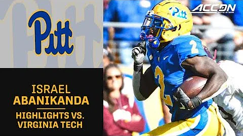 Pitt's "Izzy" Abanikanda Breaks Tony Dorsett's Sin...