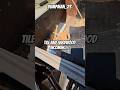 Dump Trailer Unloading Hardwood &amp; Tile into 40 Yard Container!