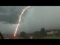 Orage Violent + Impact Très Proche - 15 juin 2019 - Sallanches 74 (Partie 1)