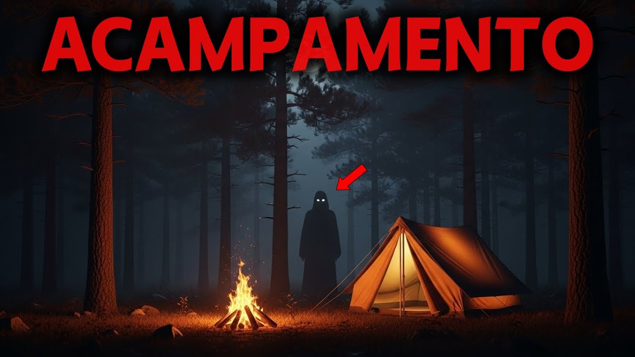 4 Histórias de TERROR PERTURBADORAS | ACAMPAMENTO