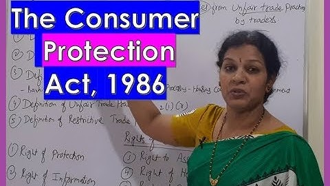 Detailed Information on "The Consumer Protection Act,1986" In Law Subject by Dr.Devika Bhatnagar