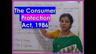 Detailed Information on "The Consumer Protection Act,1986" In Law Subject by Dr.Devika Bhatnagar screenshot 1