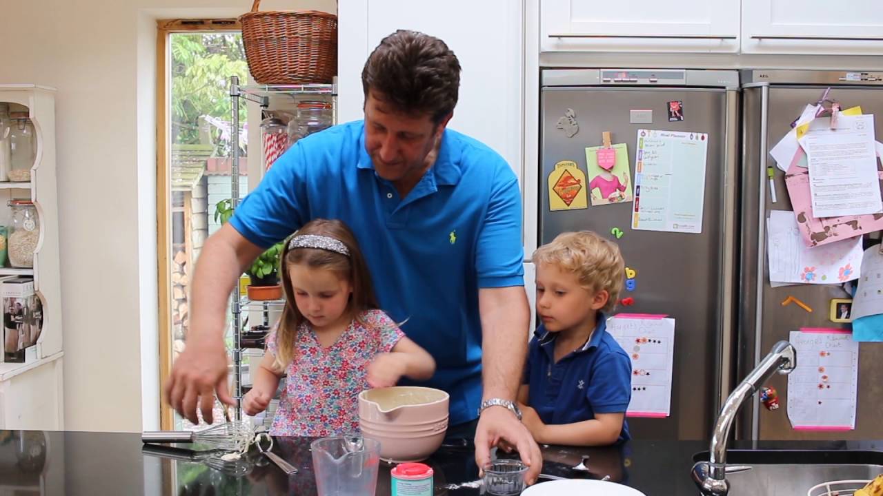 Kids Kitchen A cooking lesson for Dad YouTube