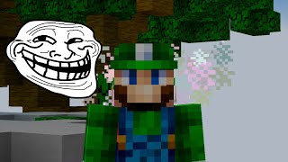 Luigi no Minecraft, Só Que Ele É Doido - SKY WARS