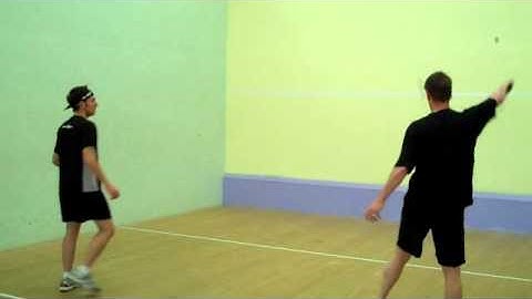 Club Kelburn Squash Tip Volleying