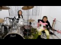 Eduarda henklein    7 years   cover drumbass  pink floyd  the wall