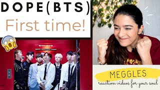 Reacting to DOPE (BTS) for the FIRST TIME | INSANE choreography | meggles