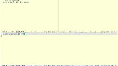 Emacs: Window management