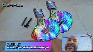LED Rope Lights Solar Powered