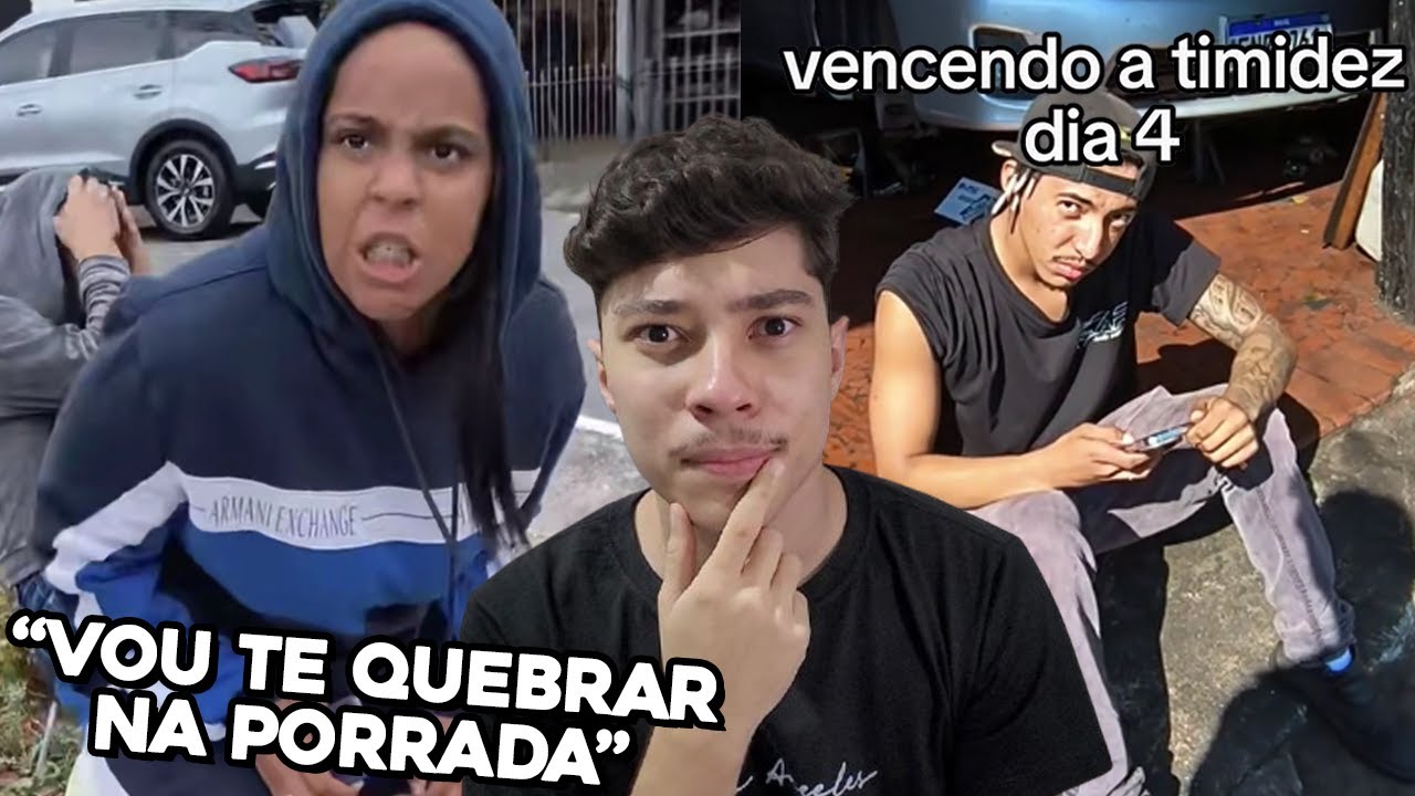 ELE ESTÁ VENCENDO A TIMIDEZ passando VERGONHA NO TIKTOK