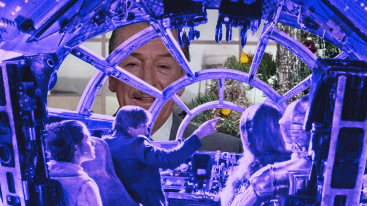 DISNEYLAND'S MILLENIUM FALCON! Skele Vader's Disney December Begins! #milleniumfalcon #disneyland