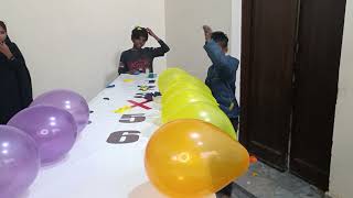 Our FIRST and MOST INTENSE Balloon Popping Race!! #ytviral #youtubevideo #games