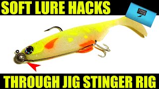 SOFT PLASTIC LURE HACKS, THE THROUGH JIG STINGER HOOK RIG screenshot 2