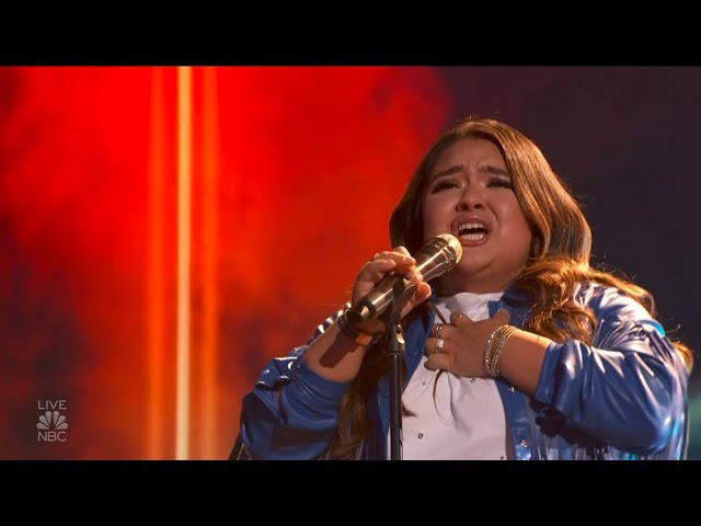 Kristen Cruz - Nothing Breaks Like a Heart - Best Audio - America's Got Talent - Sep 6, 2022 class=