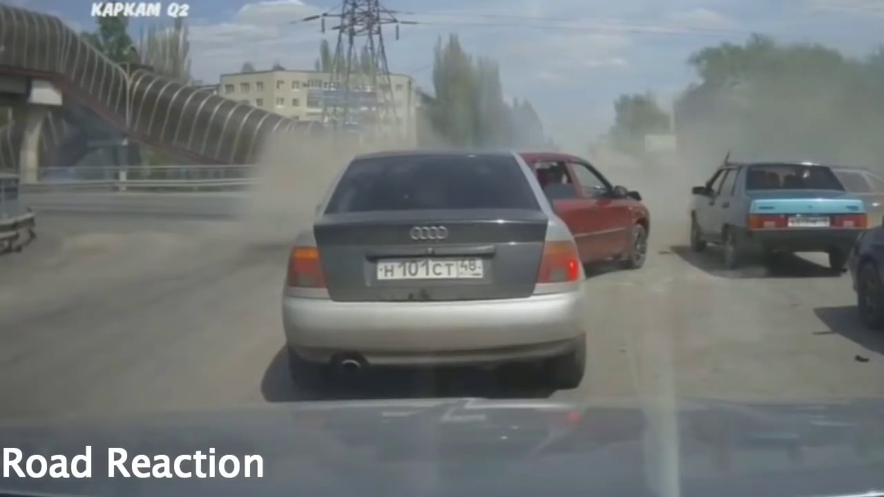 WATCH Chain-reaction crash caught on camera - YouTube
