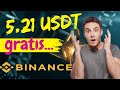 PASO A PASO Gana más de 5 dólares gratis con tareas fáciles en Binance.