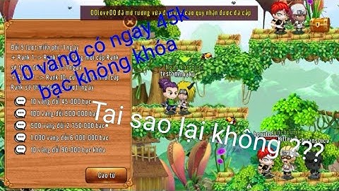 Hướng dẫn đổi vàng thành bạc không khóa - làng lá phiêu lưu ký