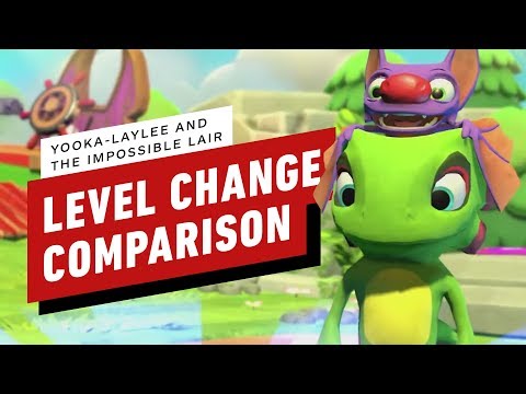 Yooka Laylee and the Impossible Lair Level Change Gameplay