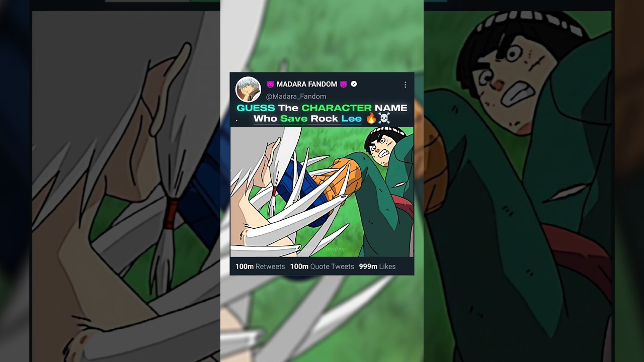 Gara Save Rock Lee 🔥❤️ 