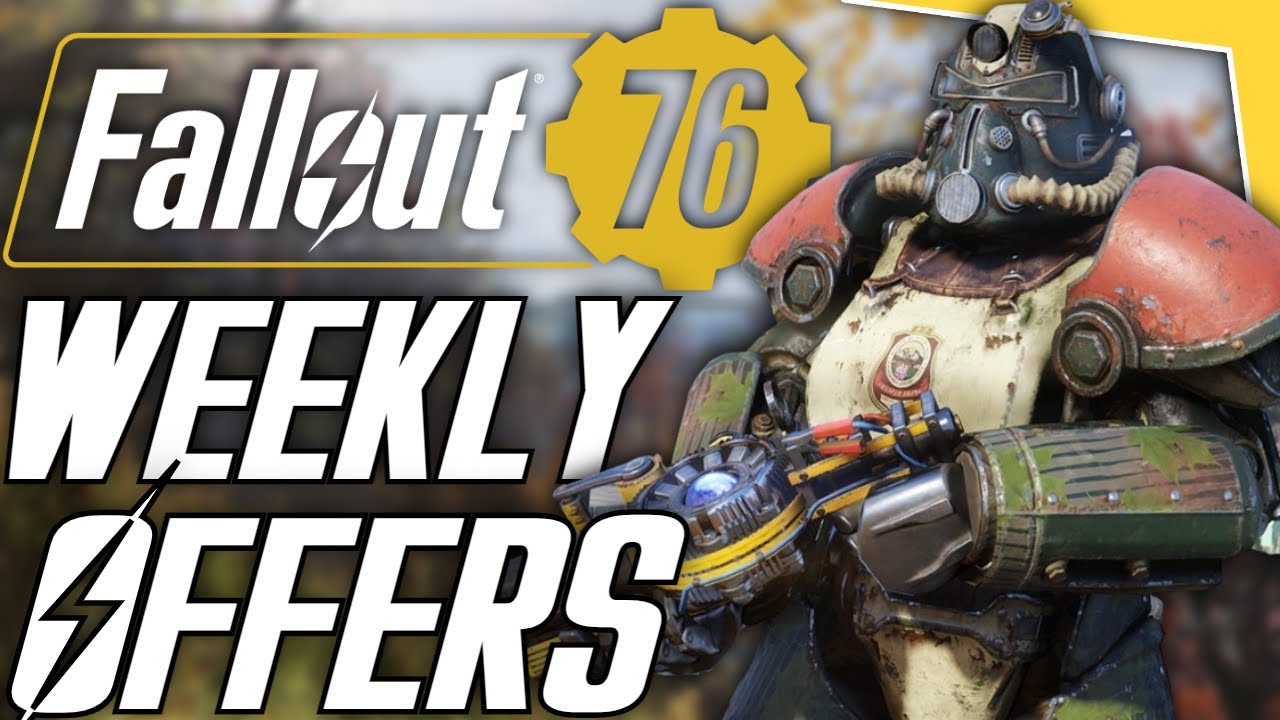 Fallout 76 - New Weekly Offers For The Atomic Shop! (June 7th-June 14th)