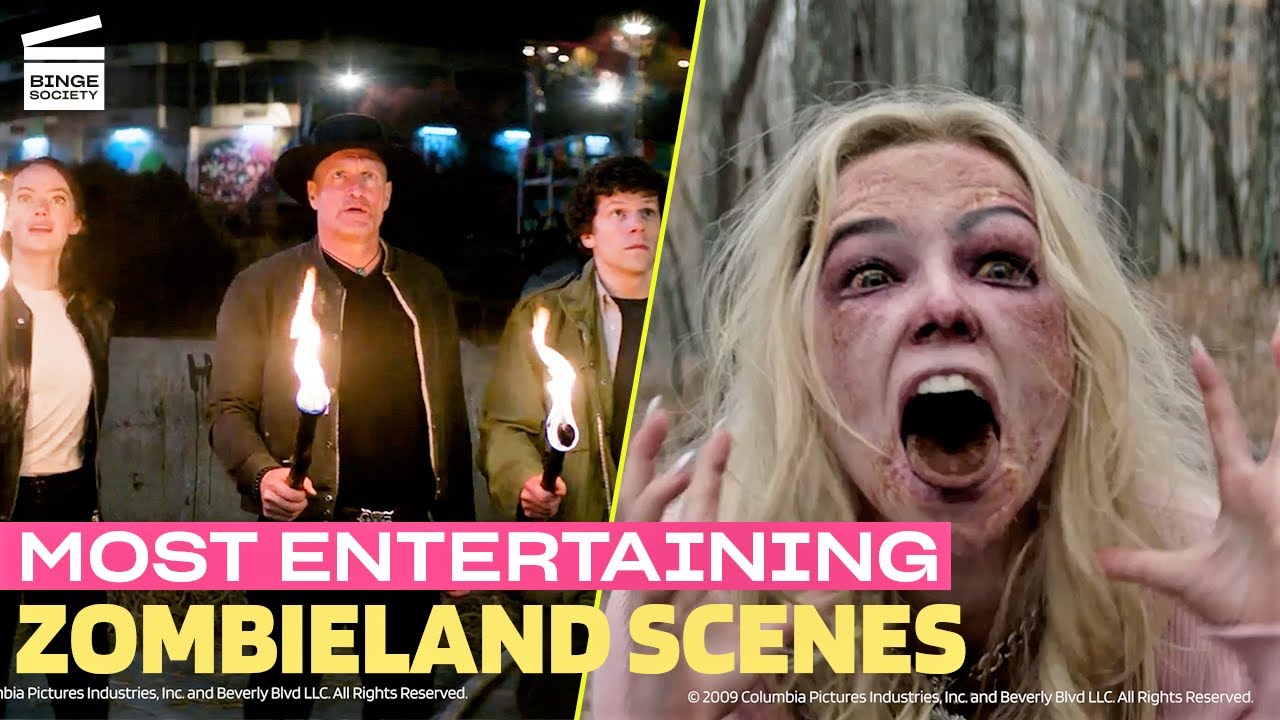 ⁣Most Entertaining Zombieland Scenes | Binge Gradient | Binge Comedy