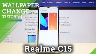 How to Change Wallpaper in REALME C15 – Find Home Screen Options screenshot 5